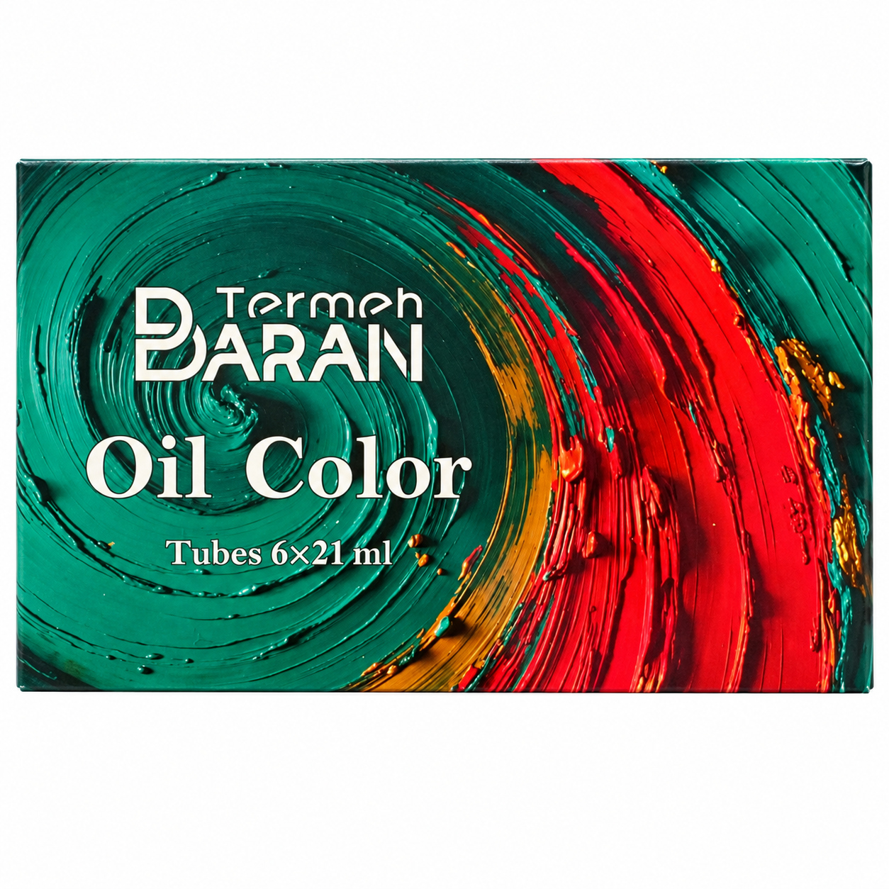 ست رنگ روغن ترمه باران 21 میل بسته 6 رنگ