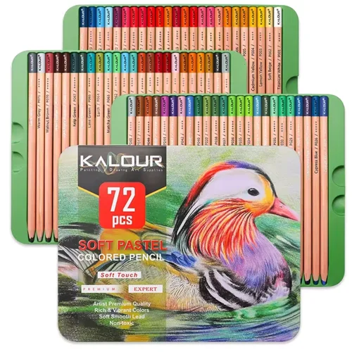 مدادپاستل 72 رنگ کالور KALOUR
