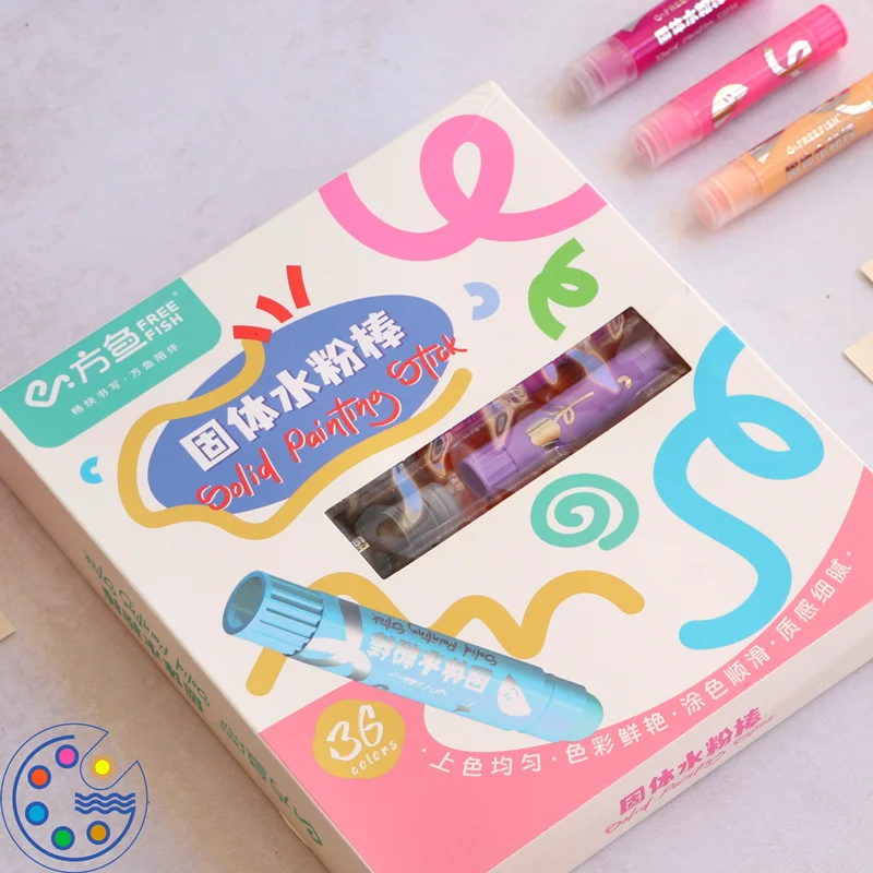 گواش جامد استیکی 36 رنگ