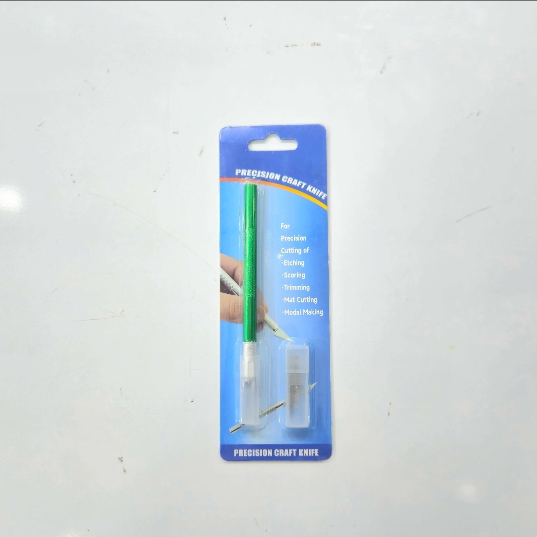 کاتر قلمی + 6 تیغ یدک