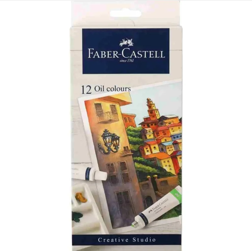 رنگ روغن فابرکاستل ۱۲ رنگ ۹ میل