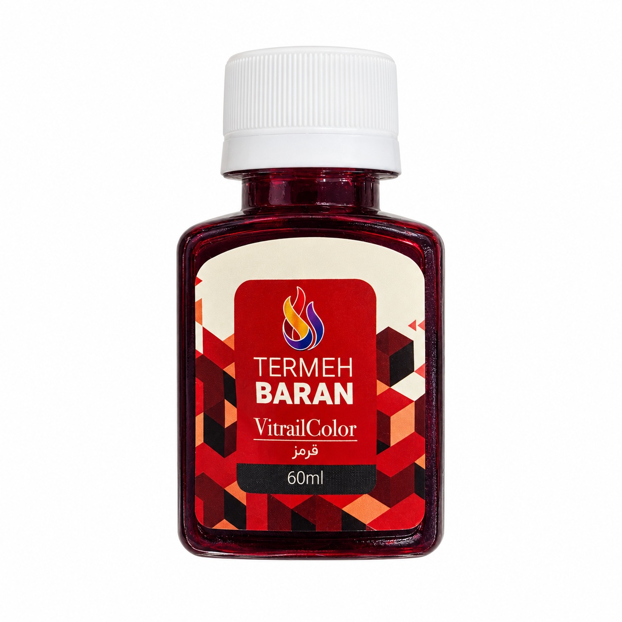 رنگ ویترای ترمه باران 60 میل رنگ قرمز