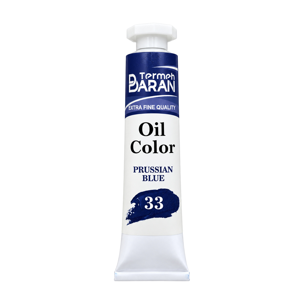 رنگ روغن ترمه باران 37 میل کد 33 رنگ آبی پروسی PRUSSIAN BLUE