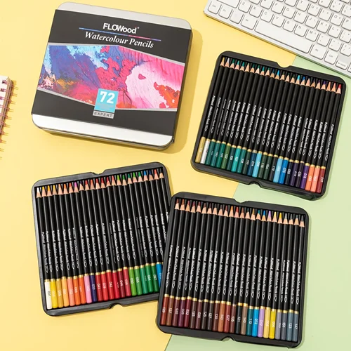 مدادآبرنگی ۷۲ رنگ فلووود FLOWood