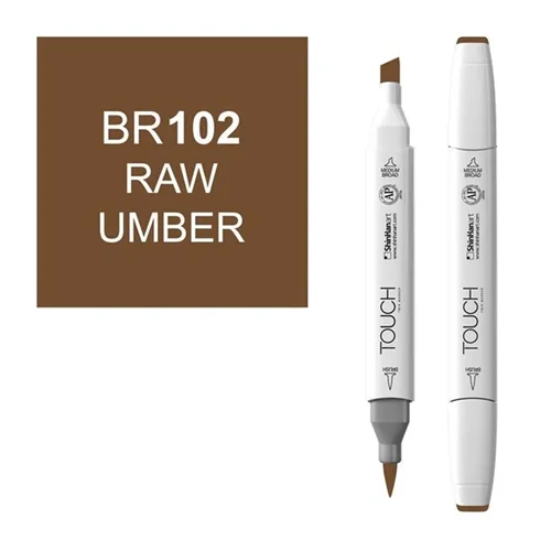 ماژیک تاچ براش کد BR102 رنگ Raw Umber