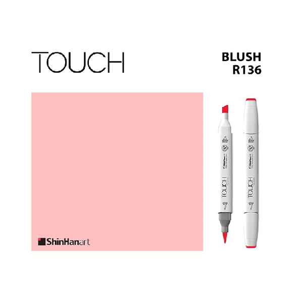 ماژیک تاچ براش کد R136 رنگ BLUSH