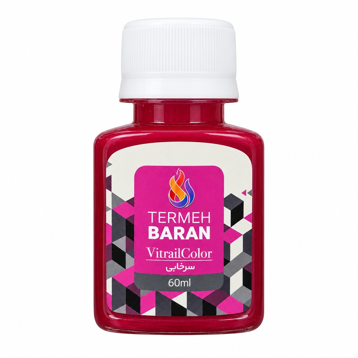 رنگ ویترای ترمه باران 60 میل رنگ سرخابی