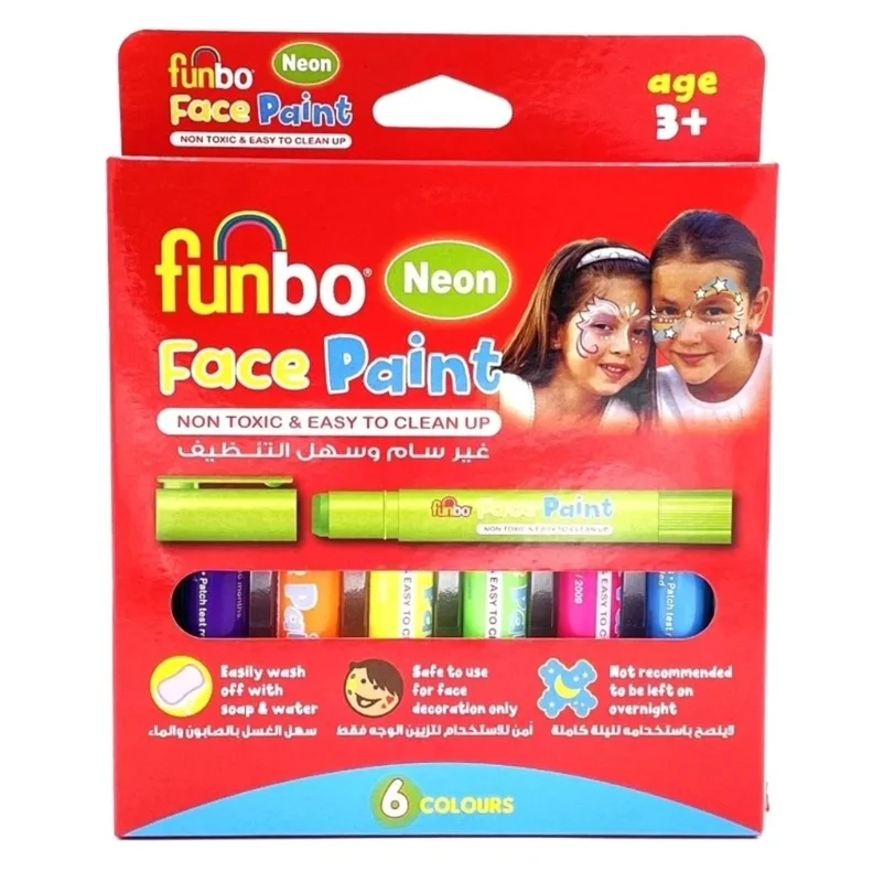 گریم صورت ماتیکی فانبو ۶ رنگ نئونی