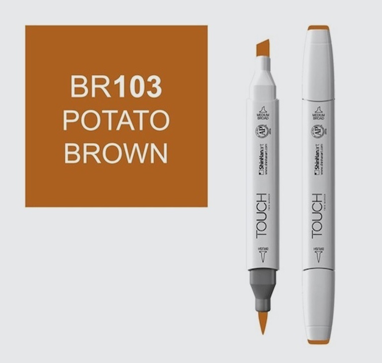 ماژیک تاچ براش کد BR103 رنگ POTATO BROWN