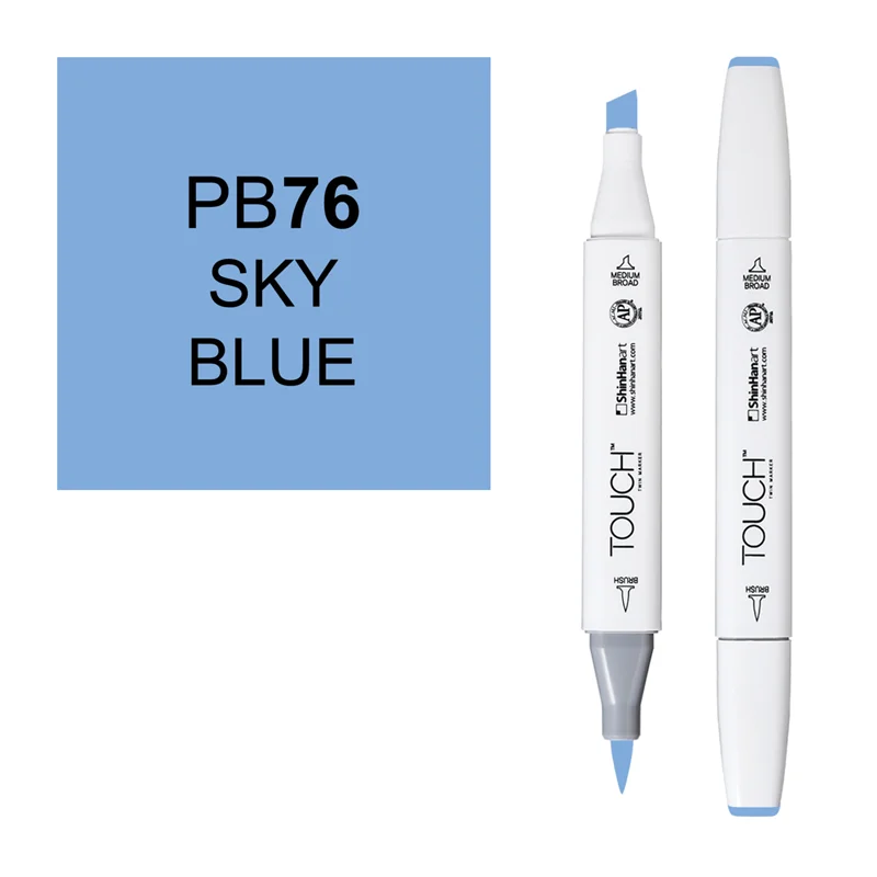 ماژیک تاچ براش کد PB76 رنگ Sky Blue