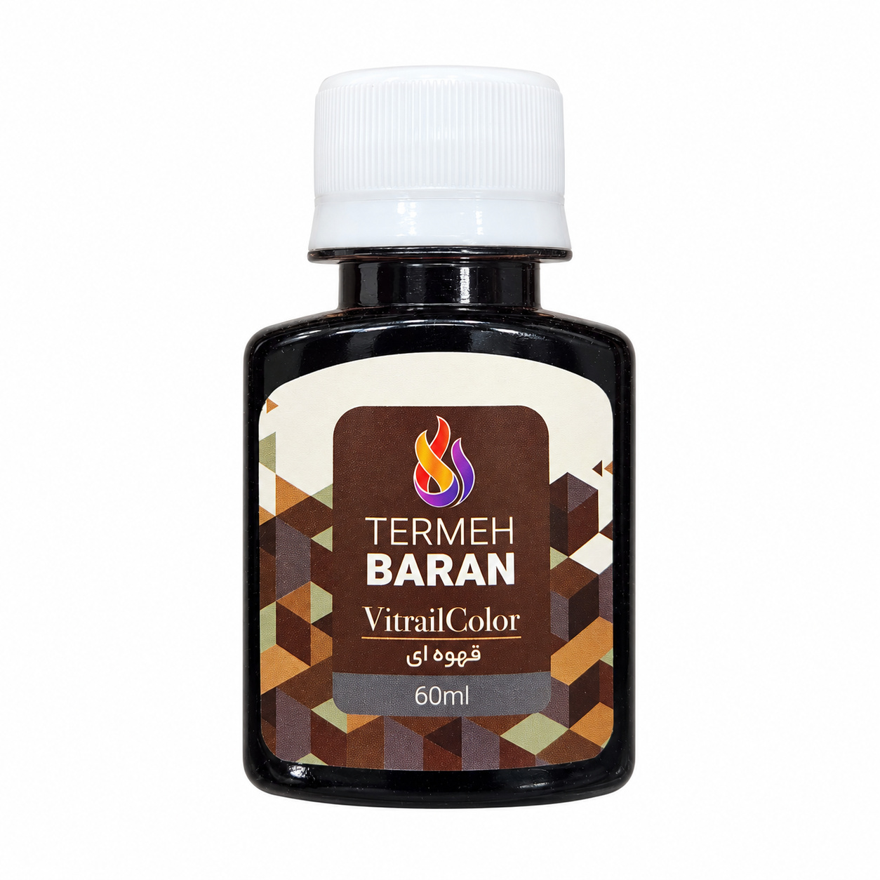 رنگ ویترای ترمه باران 60 میل رنگ قهوه ای