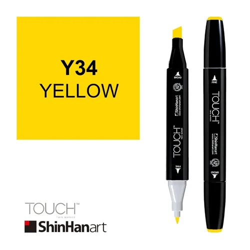 ماژیک تاچ کلاسیک کد Y34 رنگ Yellow
