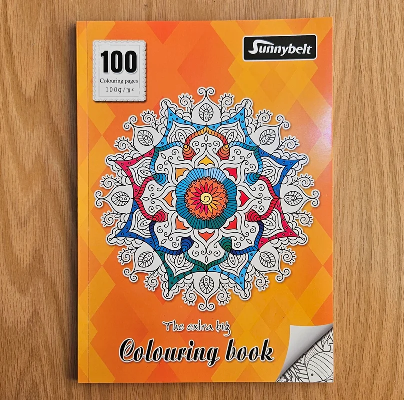 کتاب رنگ آمیزی بزرگسالان 3 - جلد نارنجی