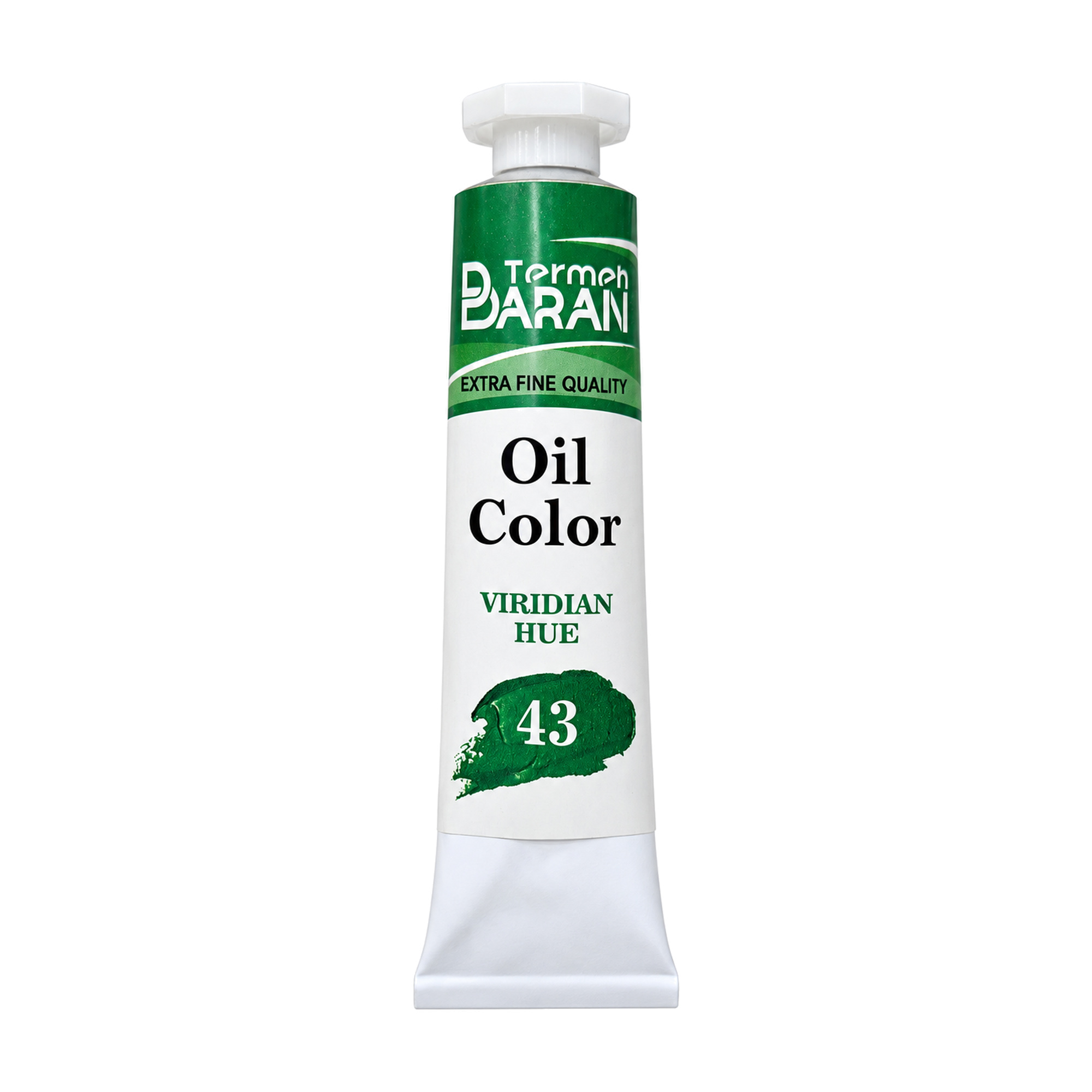 رنگ روغن ترمه باران 37 میل کد 43 رنگ سبز VIRIDIAN HUE