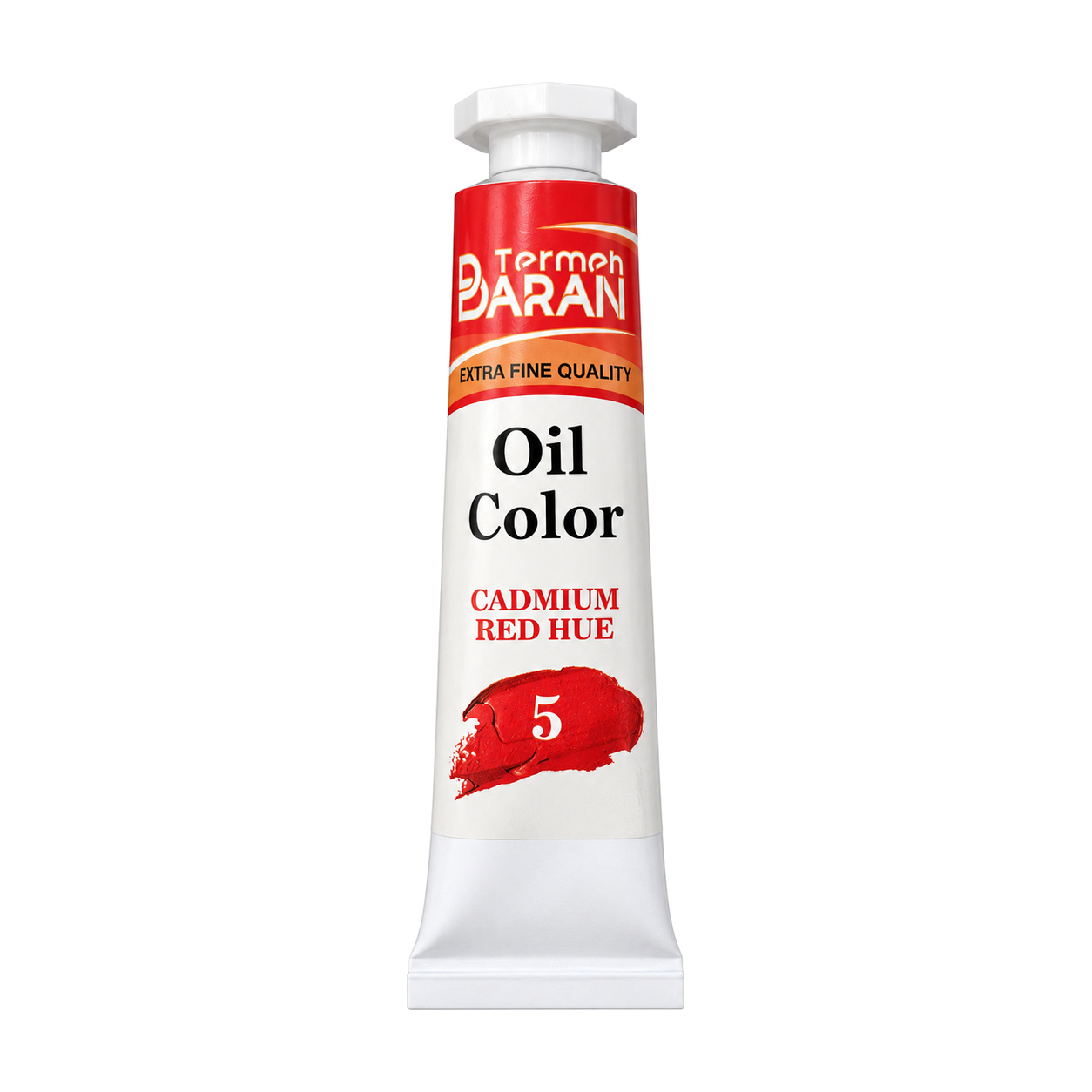 رنگ روغن ترمه باران 37 میل کد 5 رنگ قرمز CADMIUM RED HUE