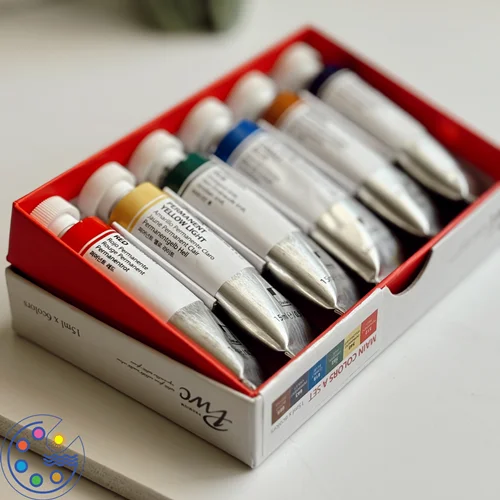 آبرنگ PWC شینهان 6 رنگ حرفه ای ست A1