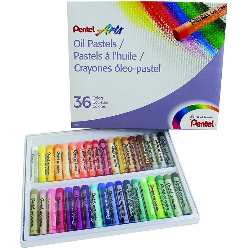 پاستل روغنی پنتل 36 رنگ