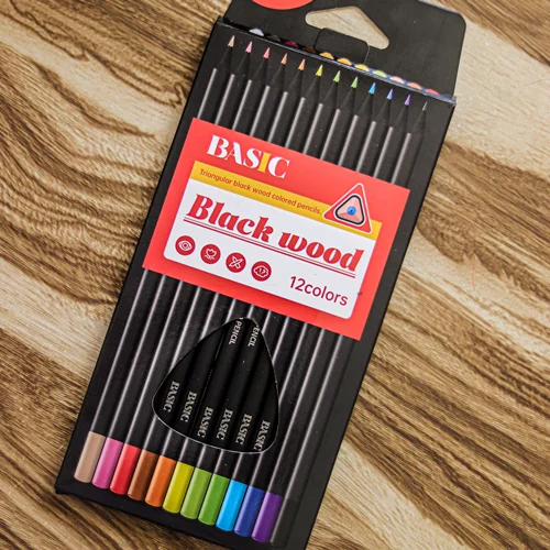 مدادرنگی بلک وود بیسیک ۱۲ رنگ black wood