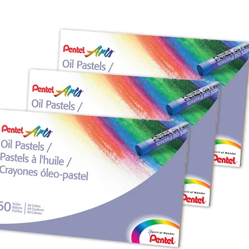 پاستل روغنی پنتل 50 رنگ