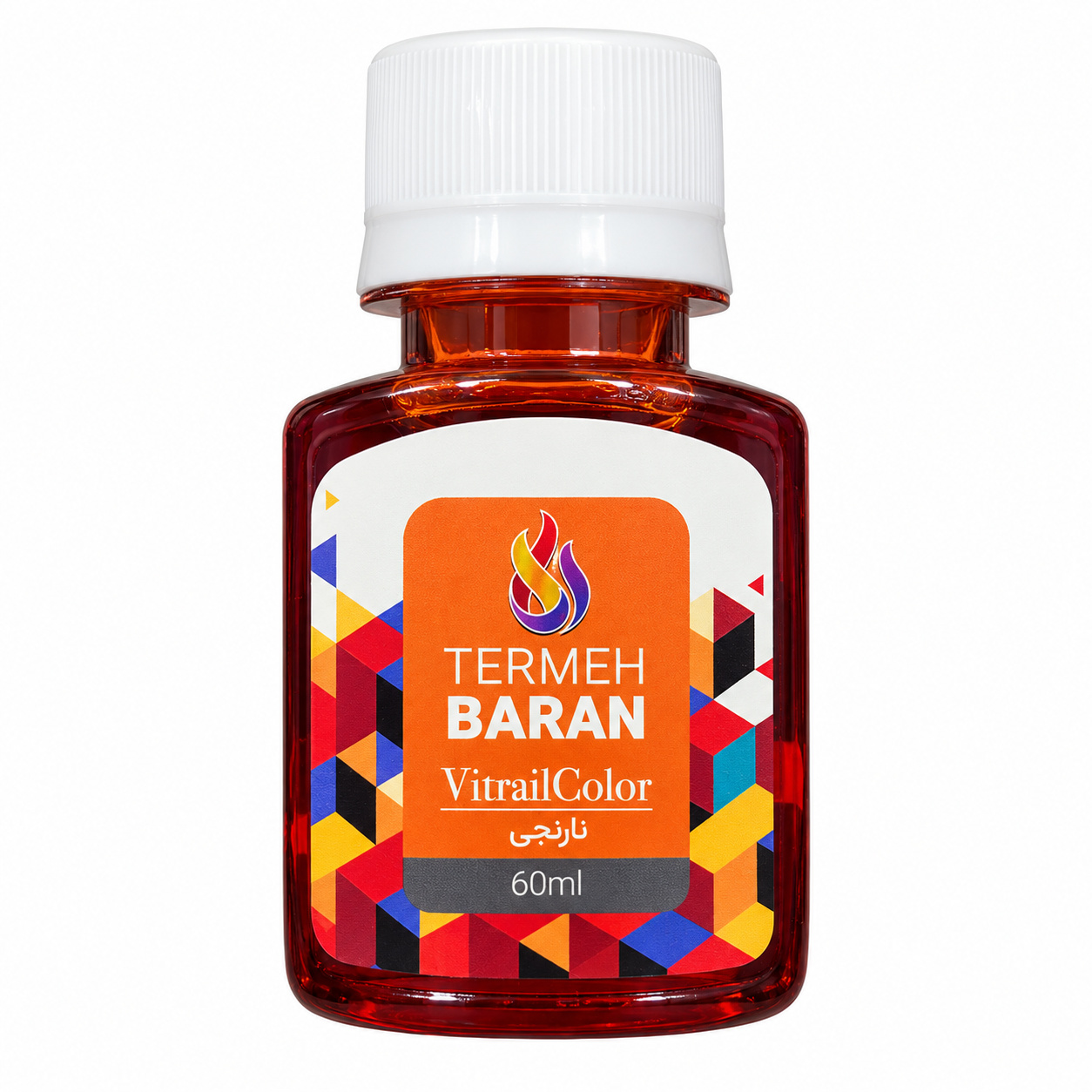 رنگ ویترای ترمه باران 60 میل رنگ نارنجی