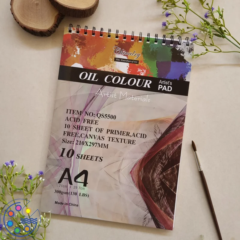 دفتر نقاشی رنگ روغن A4 چیلاری Chivalry