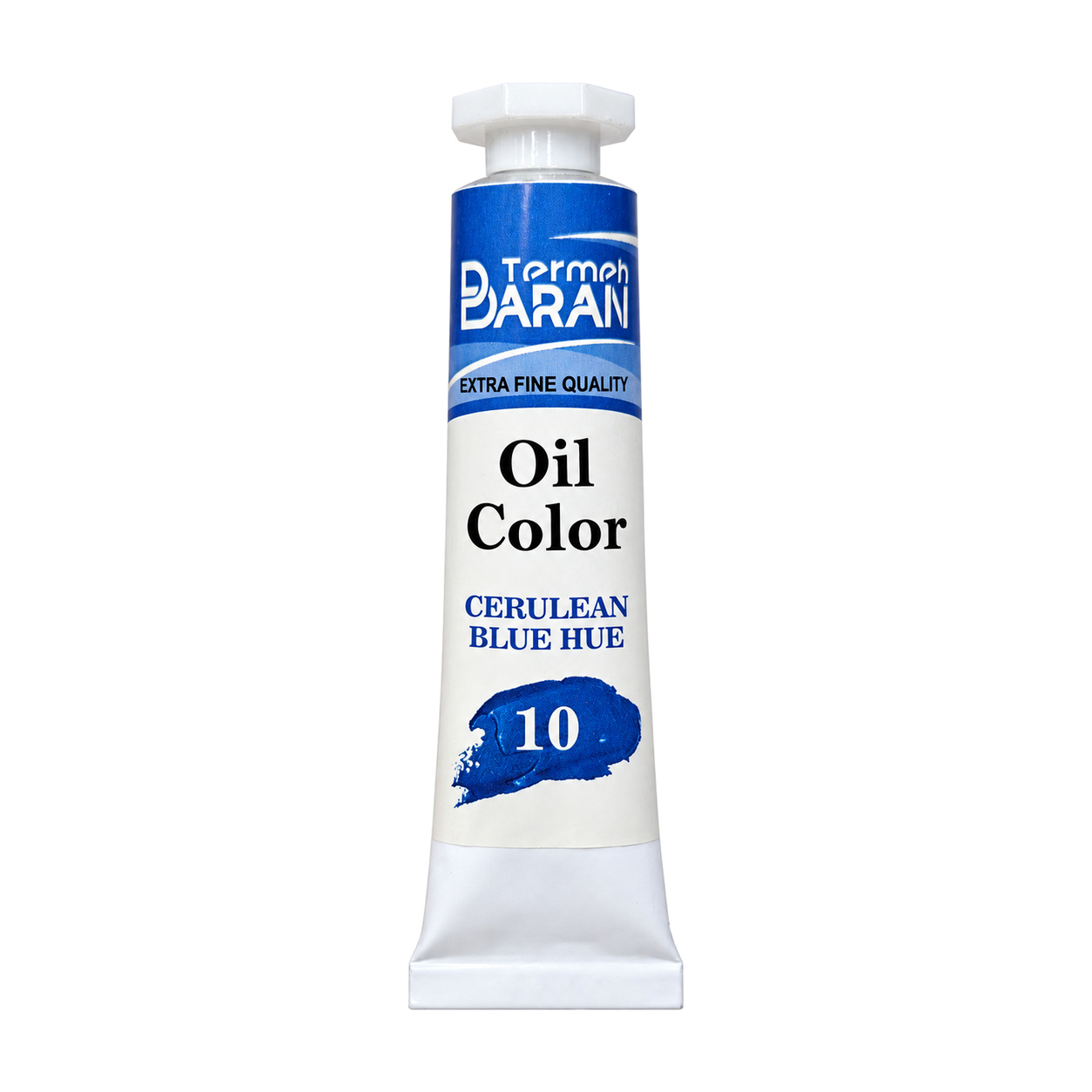 رنگ روغن ترمه باران 37 میل کد 10 رنگ آبی سرولین CERULEAN BLUE HUE