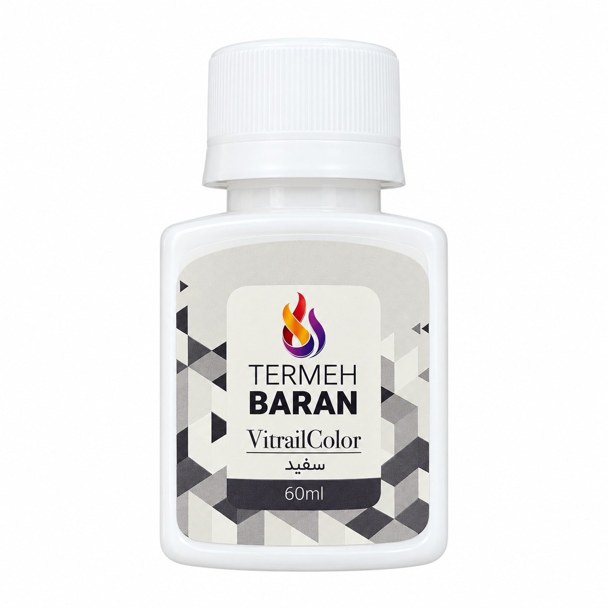 رنگ ویترای ترمه باران 60 میل رنگ سفید